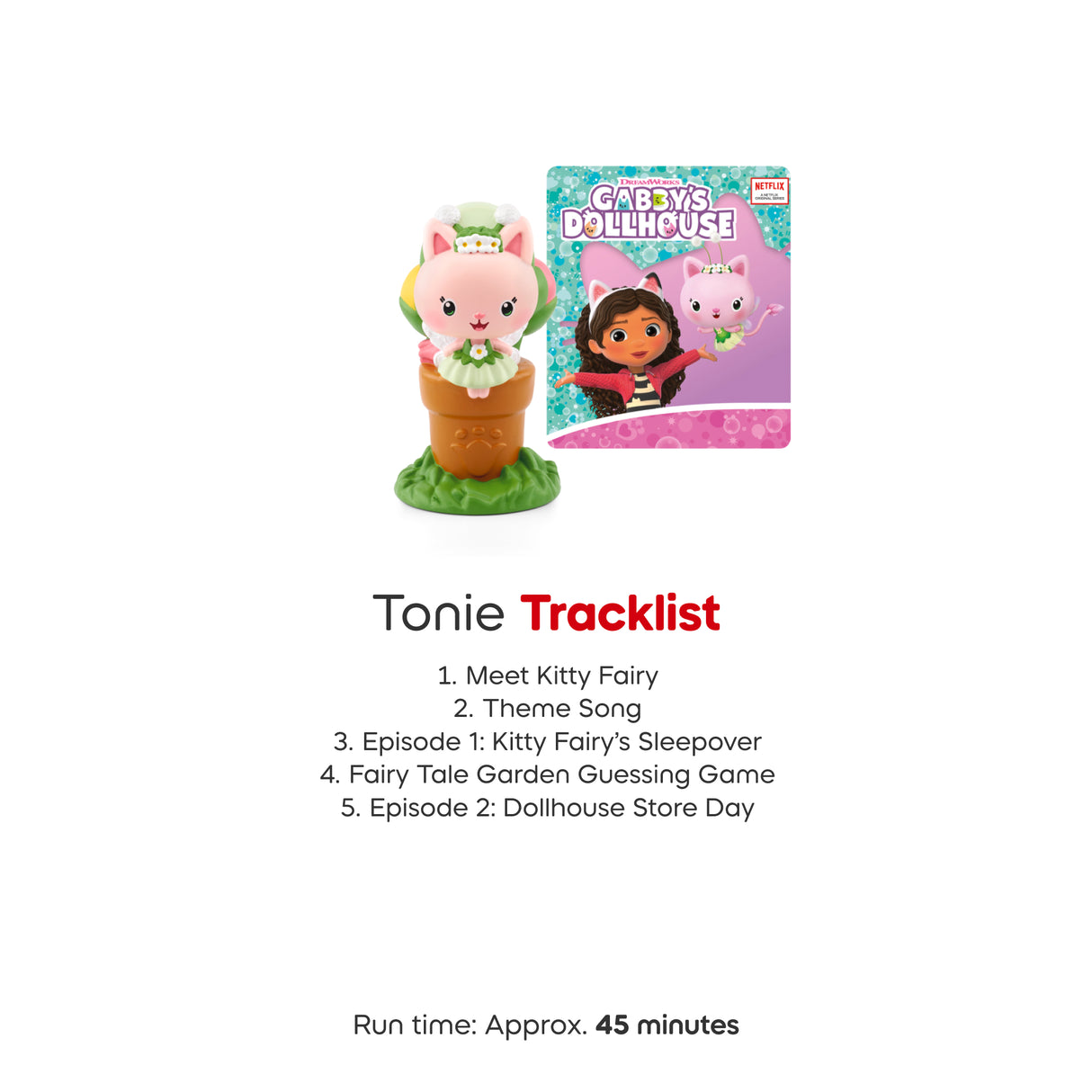 Gabby’s Dollhouse: Kitty Fairy Audio Classic Tonie Character