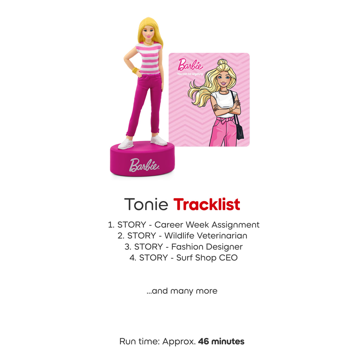 Tonies Audio Character  - Barbie: You Can Be Anything Tonie