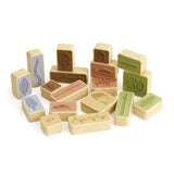 Guidecraft Branches & Leaves Stamps 18 pc set