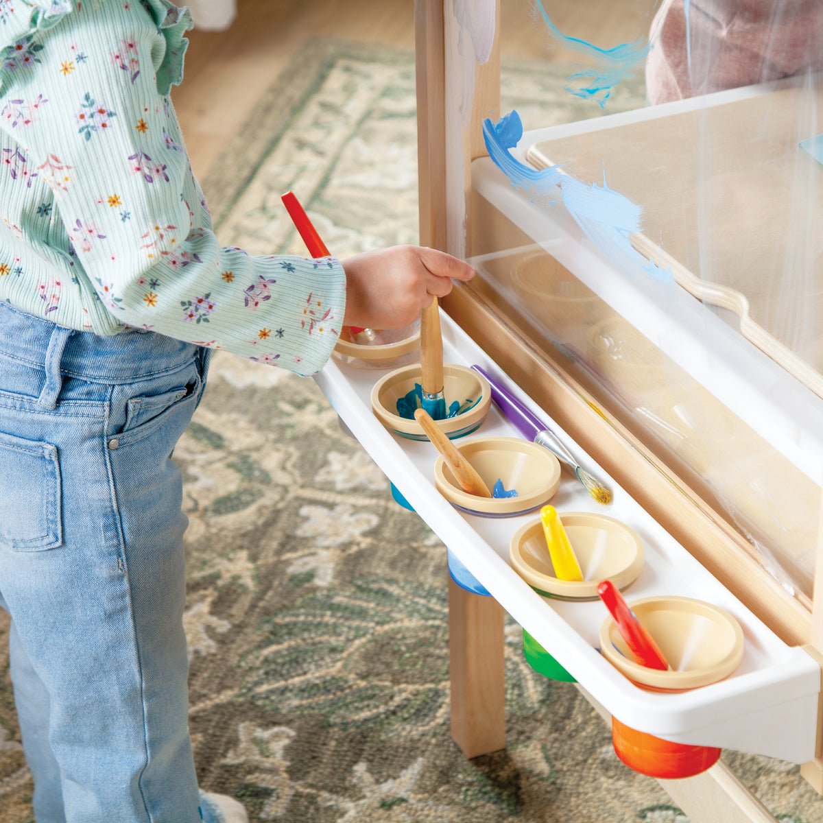 Guidecraft Sensory System - Table with Canopy, Tubes, Clips and Easel (Direct Shipping UK)