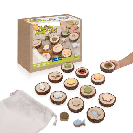 Guidecraft Nature Feel & Find 24 pc set
