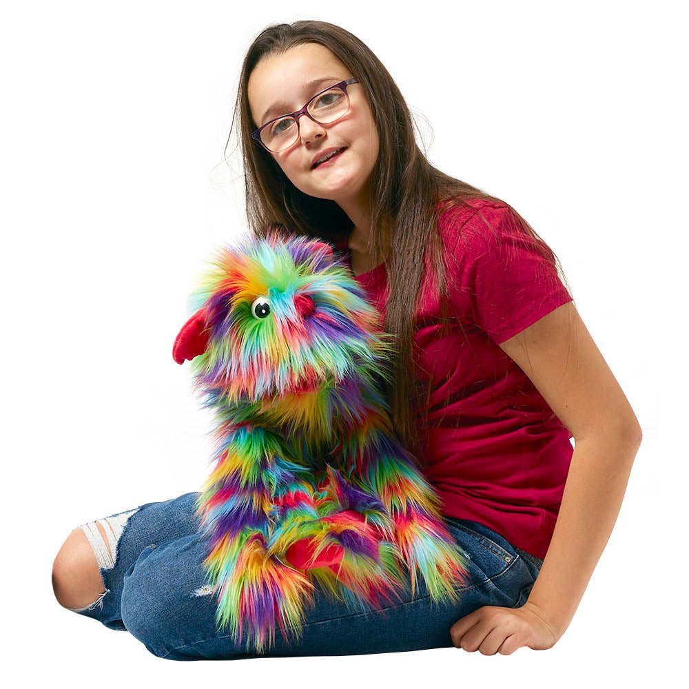 Puppet Company Large Rainbow Monster - Little Whispers