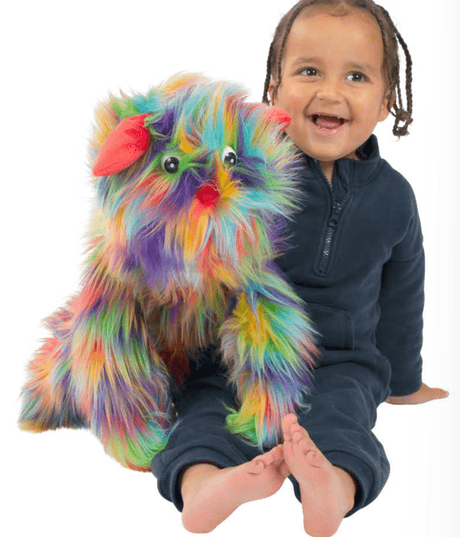 Puppet Company Large Rainbow Monster - Little Whispers