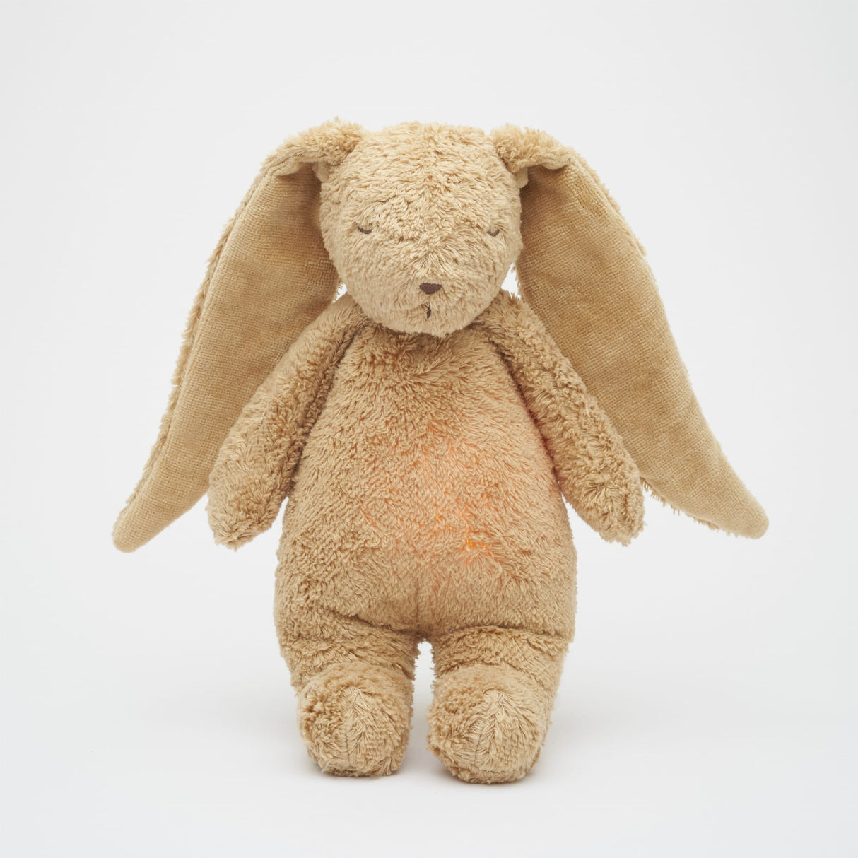 Moonie 2.0 Cappuccino Nature Bunny - The Organic Hummy Bunny with Lamp - Little Whispers