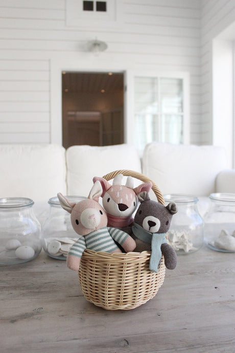Tenderleaf Toys - Fearne The Deer Knitted Toy - Little Whispers