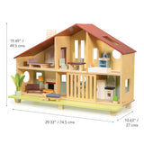 Tender Leaf  Cedar Challet with Furniture (Direct Shipping)