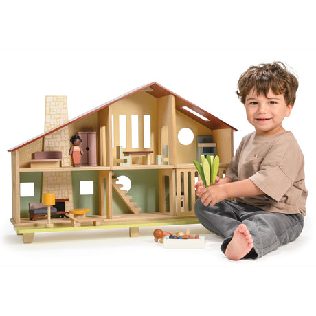 Tender Leaf  Cedar Challet with Furniture (Direct Shipping)