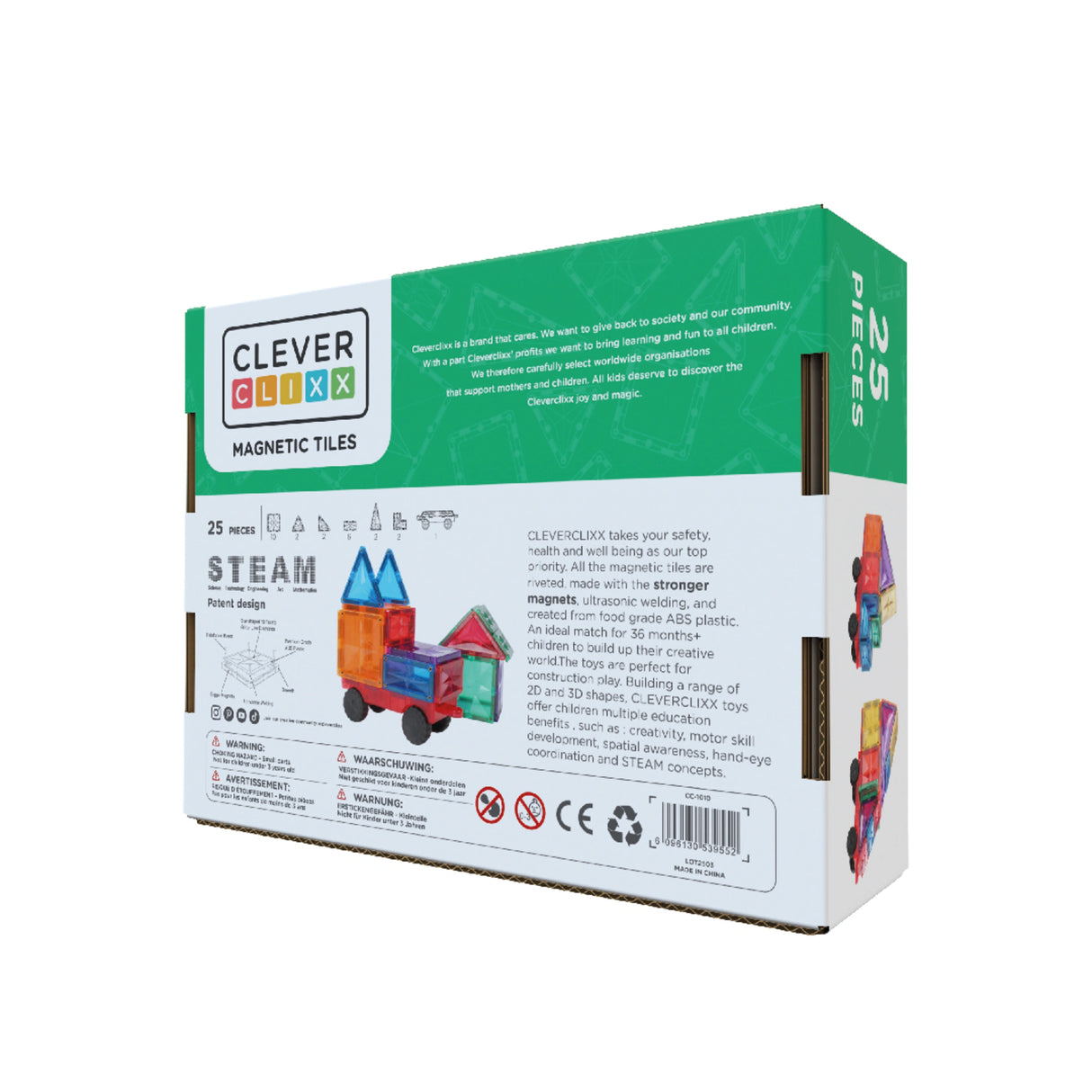 CleverClixx Wheels Pack Intense 25 Pieces