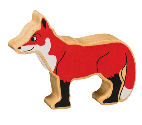 Lanka Kade Red Fox Wooden Animal