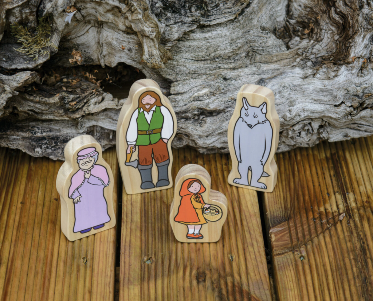 Little Red Riding Hood Wooden Characters