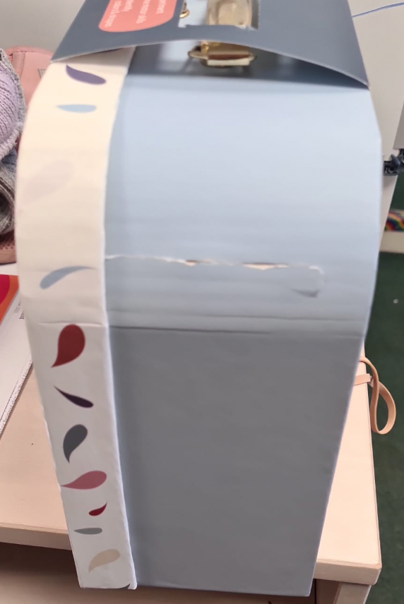 Speedy Monkey My First Wooden Toy Box (Rip on side of box)