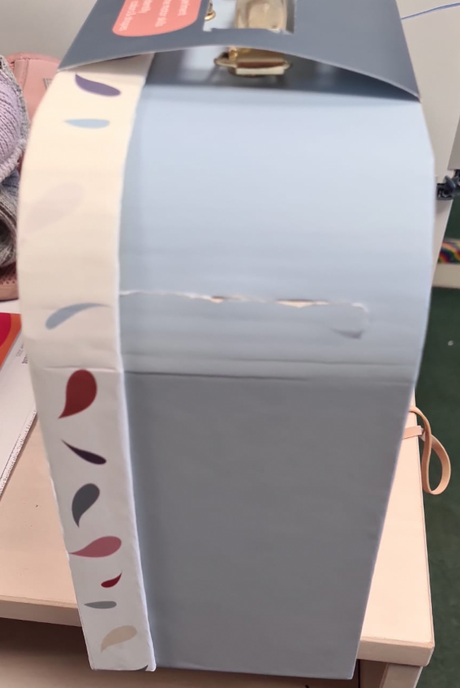 Speedy Monkey My First Wooden Toy Box (Rip on side of box)