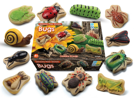 Yellow Door Bugs Sensory Play Stones