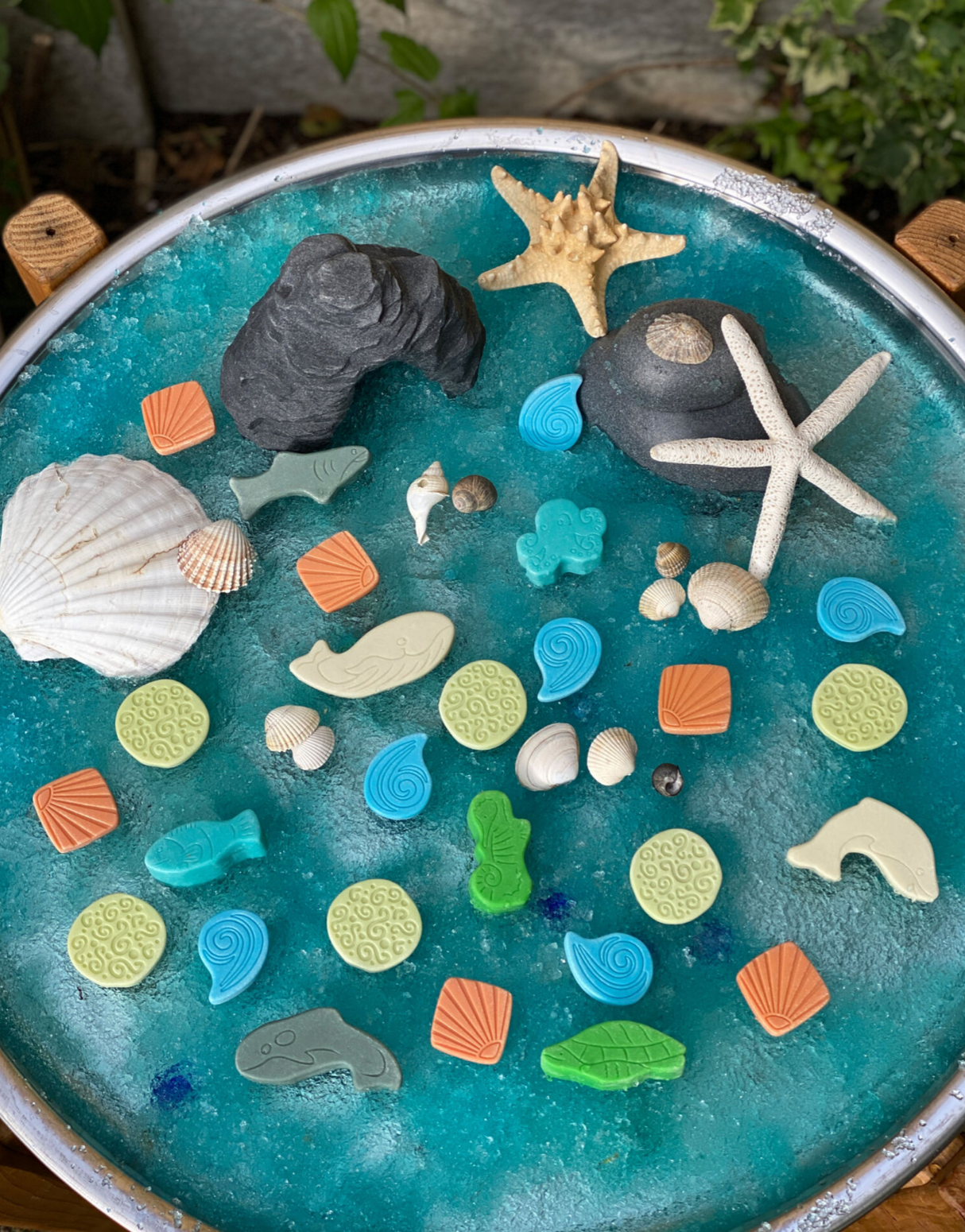 Yellow Door Small World Play Kit – Ocean Set up on play water