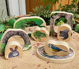 Yellow Door Who’s Hiding? Woodland Animals as a puzzle