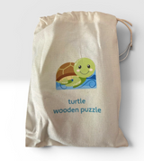Orange Tree Wooden Turtle Puzzle