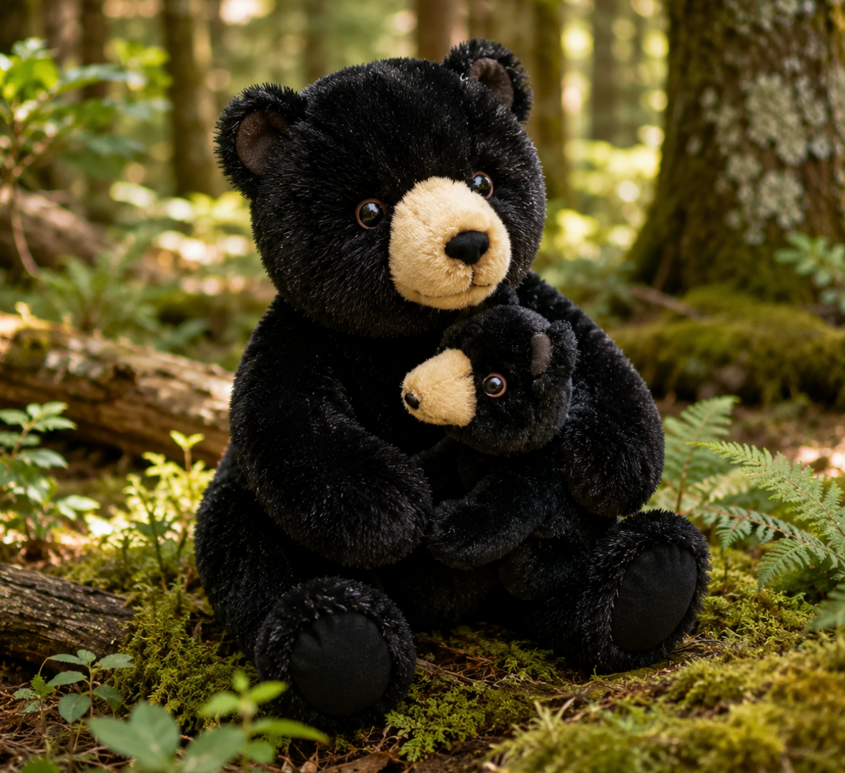 Folkmanis Baby Black Bear Hand Puppet