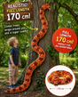 Large Creatures Orange Snake Hand Puppet