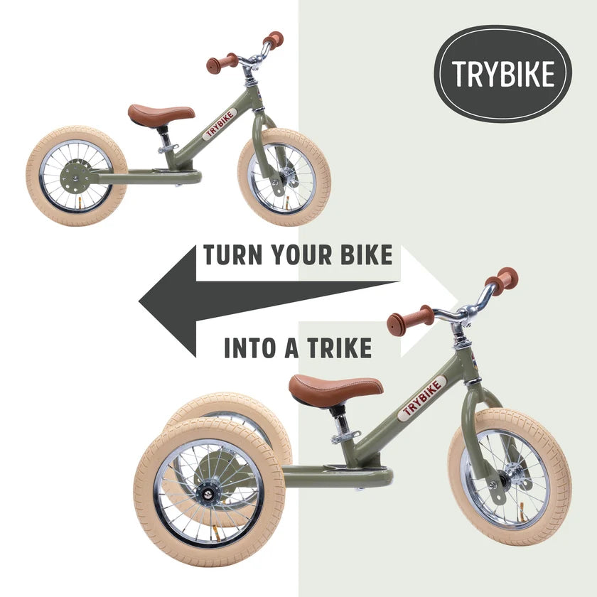 TryBike 2in 1 Balance Bike/Trike Matte