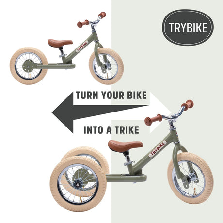 TryBike 2in 1 Balance Bike/Trike Matte
