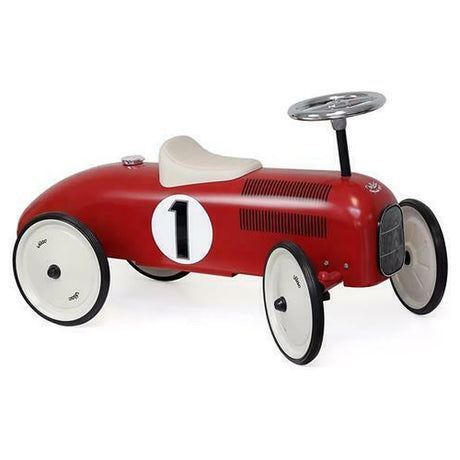 Vilac Classic Metal Racing Car Ride On, Red (Direct Shipping UK)