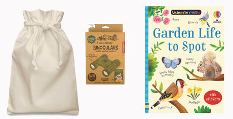 Spotting Garden Life Story Sack with Binoculars