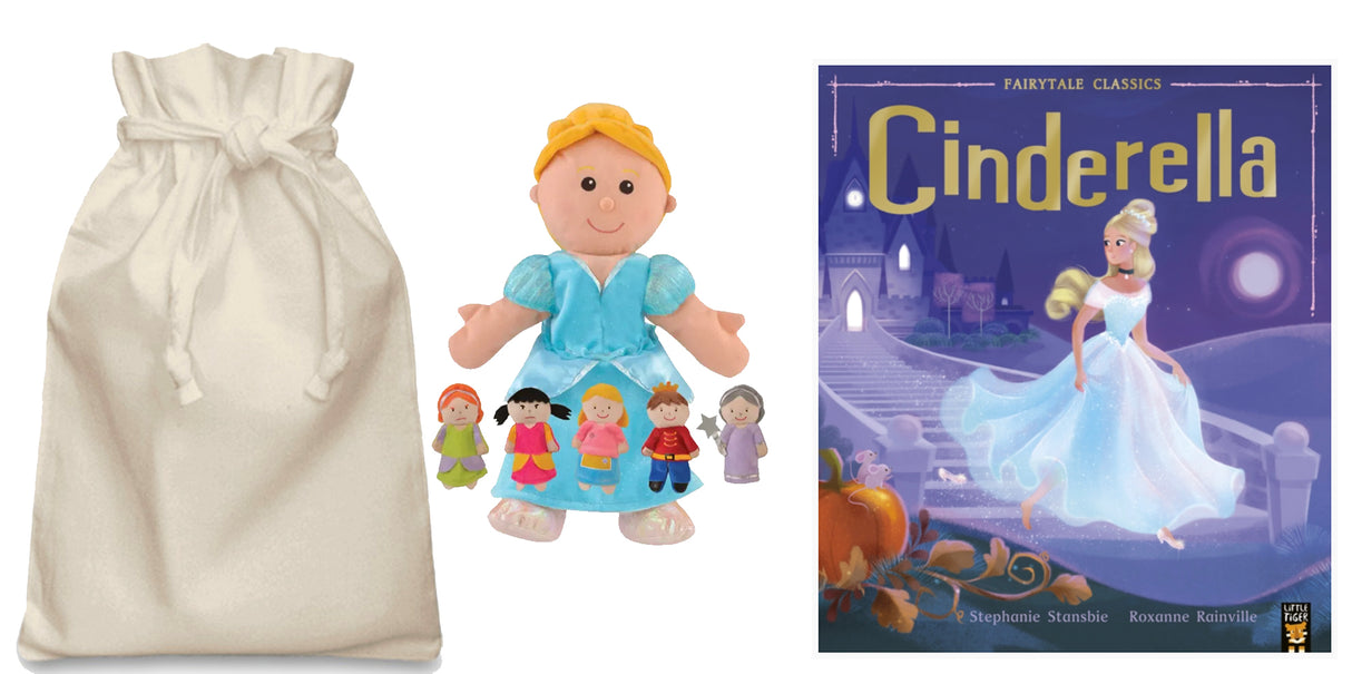 Cinderella Story Sack with Hand Puppet
