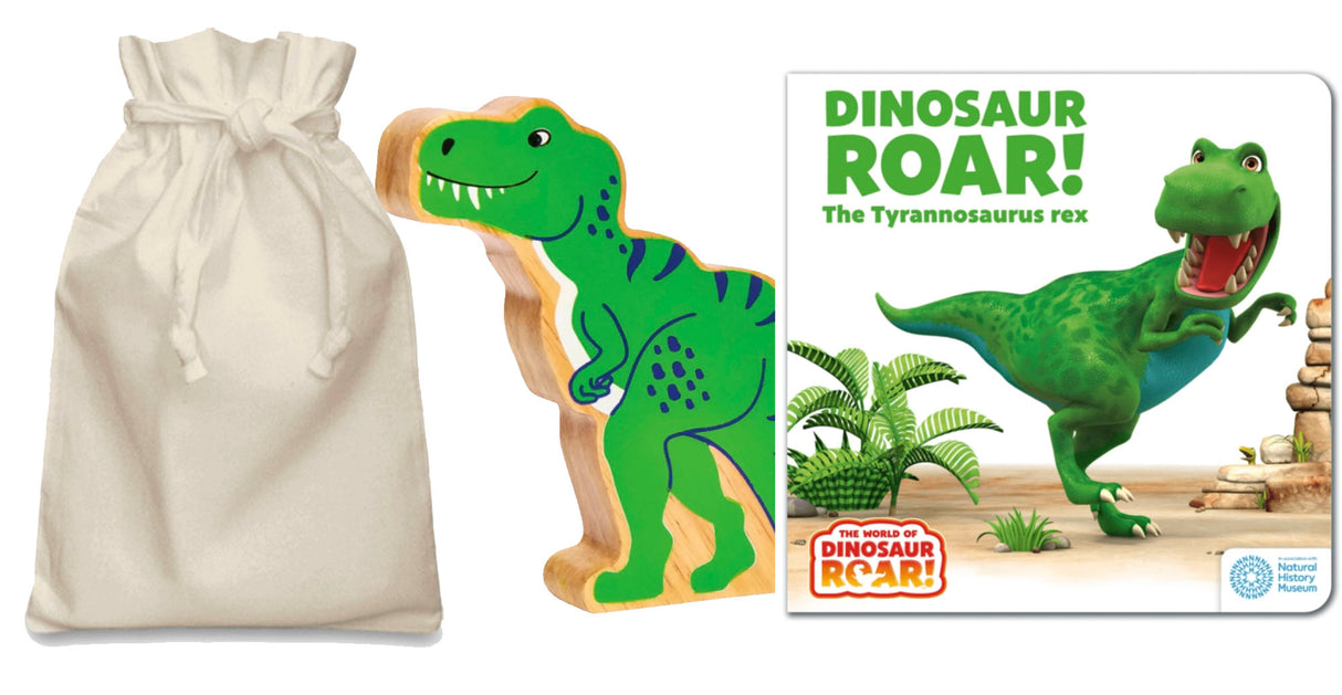 Dinosaur Roar Story Sack with Lanka Kade