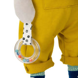 Moulin Roty Puce and Pilou Large Activity Dog with rattle