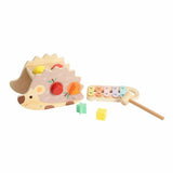 Wooden Hedgehog Pound Bench Hammer Xylophone