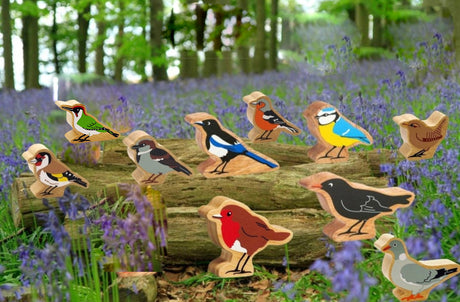 Lanka Kade Set of Wooden Garden Birds