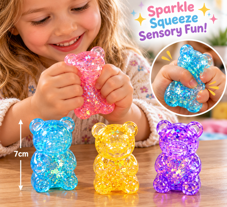 Sensory Squishy Glitter Maltose Bear