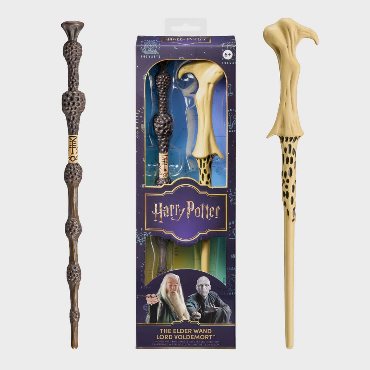 The Elder Wand & Voldemort Role Play Wand Twin Pack