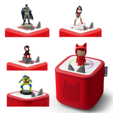 Toniebox 2 Superheroes Bundle with 4 Character Tonies