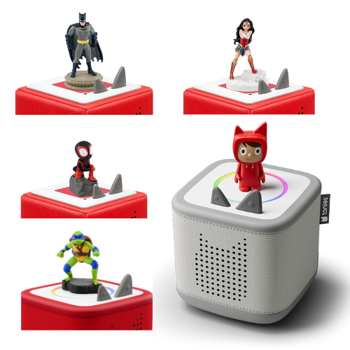Toniebox 2 Superheroes Bundle with 4 Character Tonies