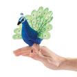 Folkmanis Mini Peacock Finger Puppet