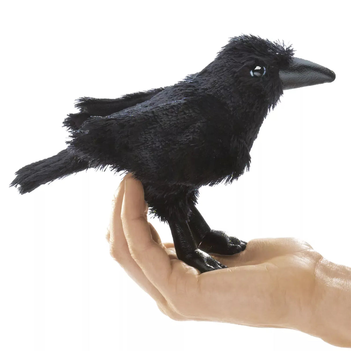 Folkmanis Mini Raven Finger Puppet