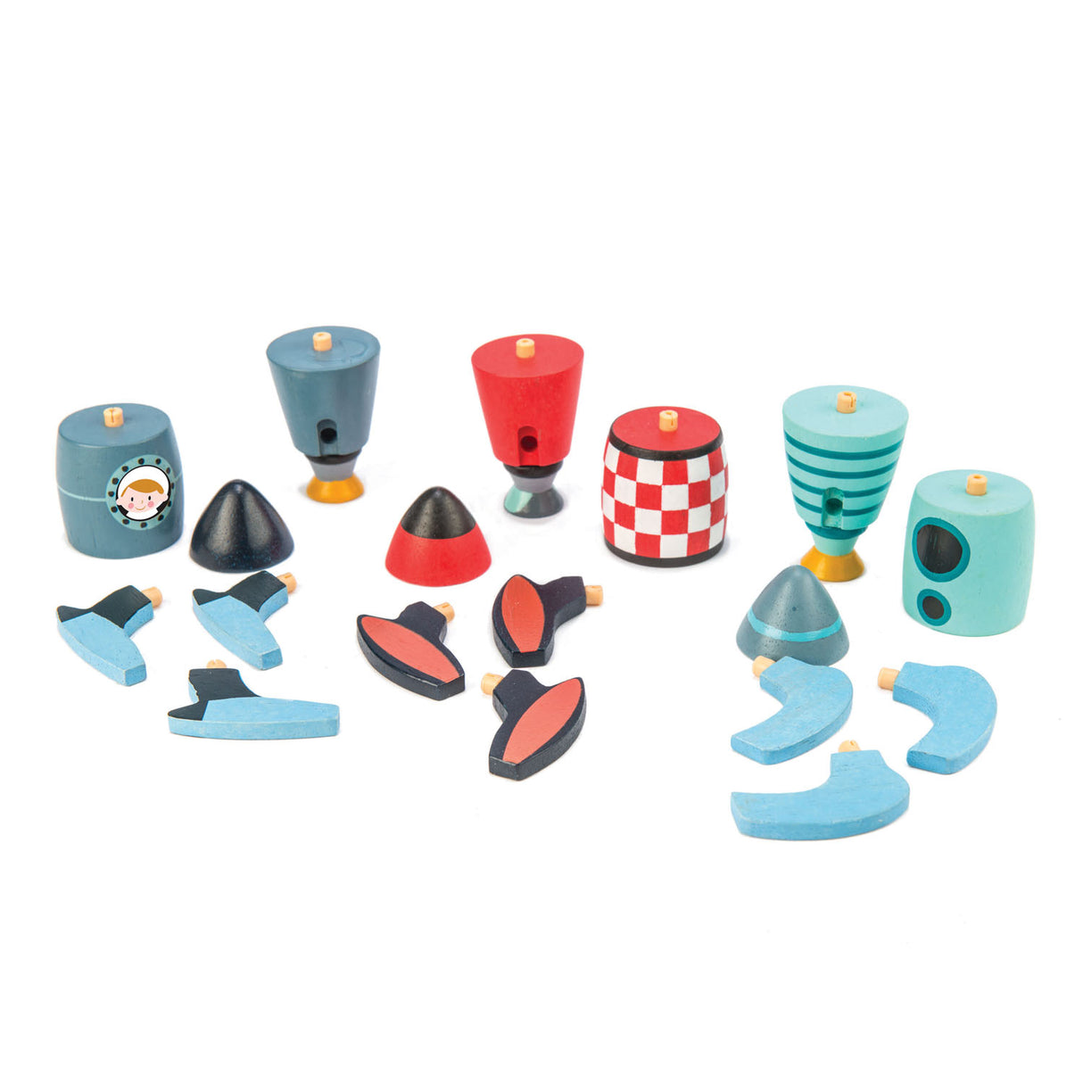 Tender Leaf Rocket Construction Parts