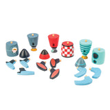 Tender Leaf Rocket Construction Parts