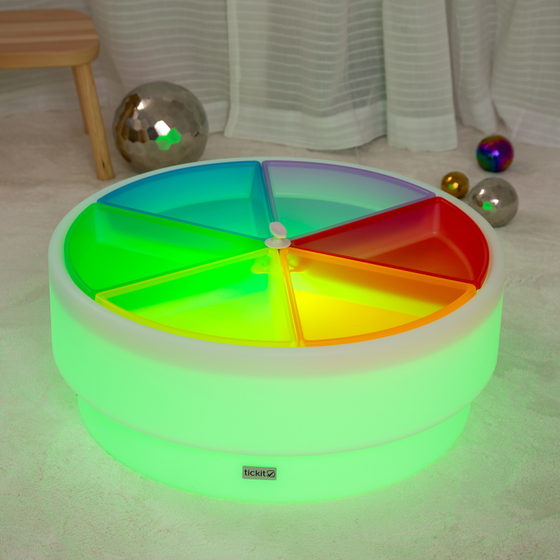 Discovery Glow Low Table + Colour Discovery Trays (Direct Shipping)