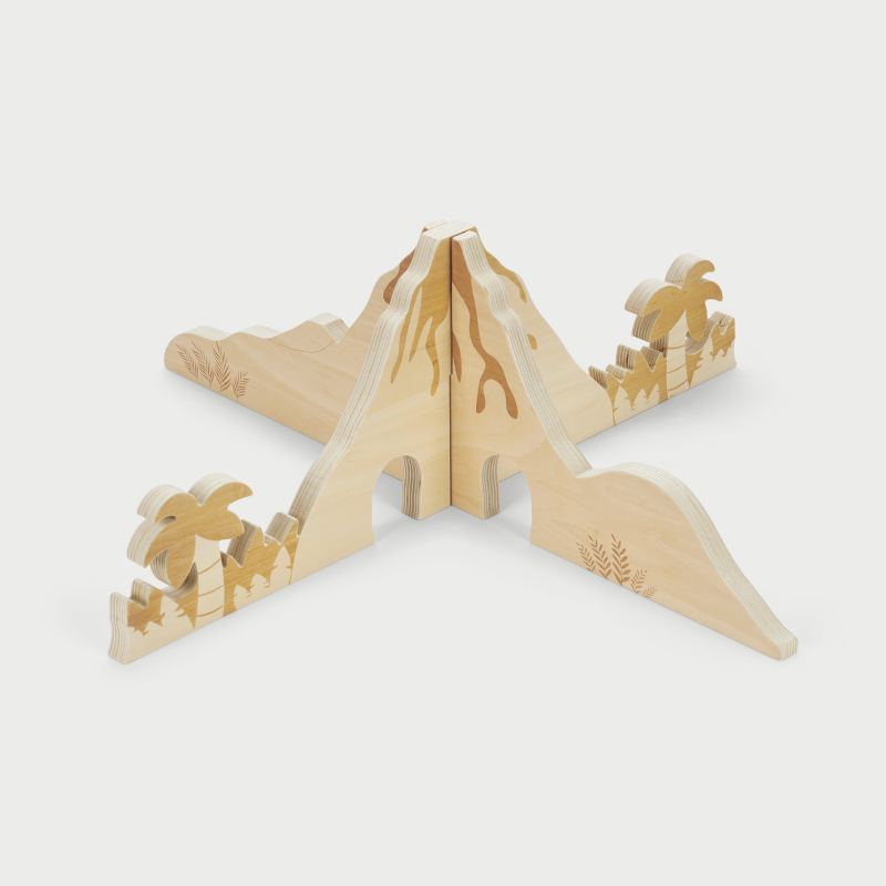 Discovery Glow Low Table + Jurassic Discovery Dividers Set
