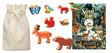 The Secret Forest Story Sack – Nature Book with Wooden Animals