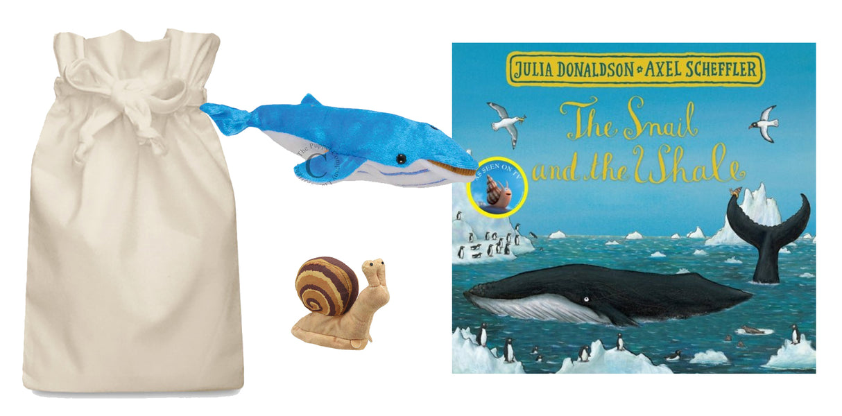 Snail & the Whale Puppet Company Finger Puppets Story Sack