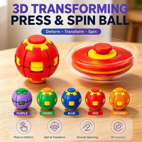 Spin Pop Sphere – Sensory Fidget Toy