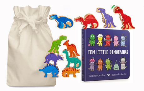 Ten Little Dinosaurs Story Sack with Lanka Kade