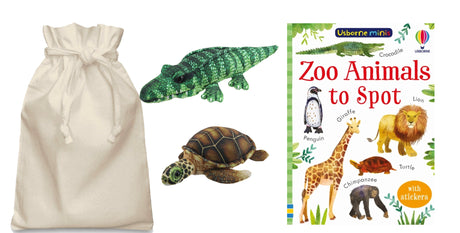 Zoo Animals to Spot Story Sack with Little Creatures