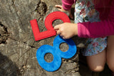 Feely Fabric Numbers - Little Whispers