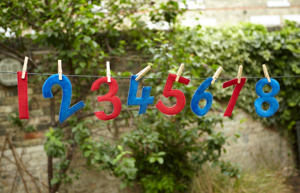 Feely Fabric Numbers - Little Whispers