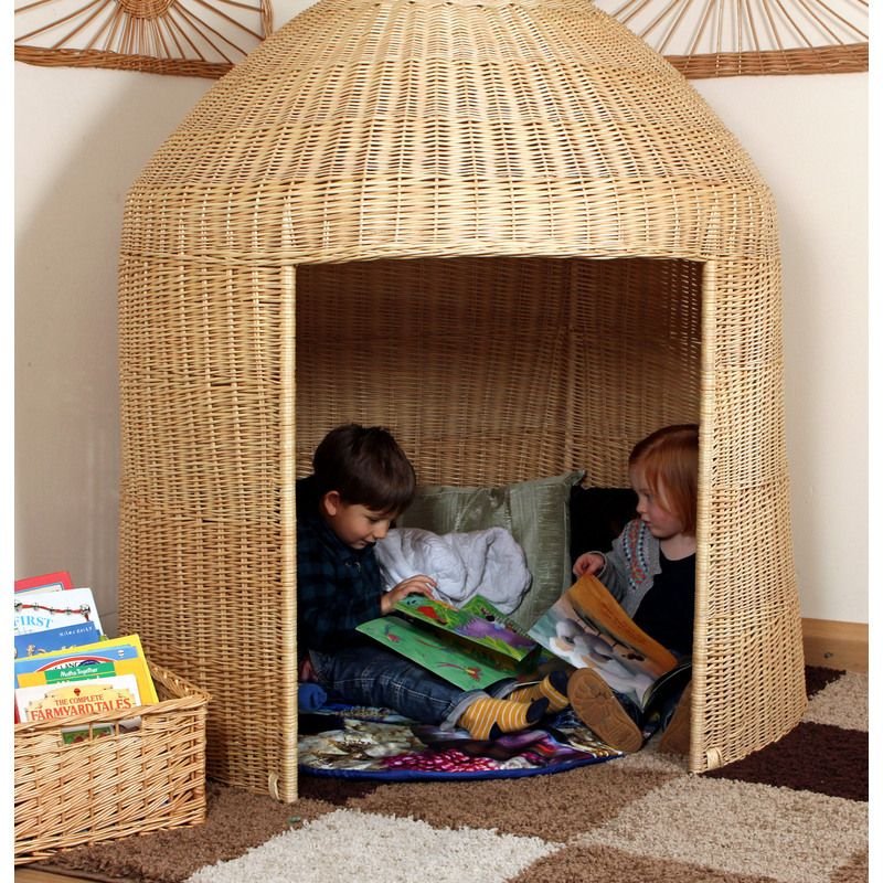 Cosy Indoor Wicker Hideout (Direct Shipping Item) - Little Whispers