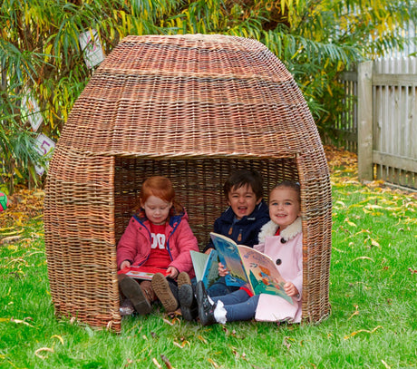 Cosy Outdoor Wicker Group Readers Pod (Direct Shipping Item) - Little Whispers
